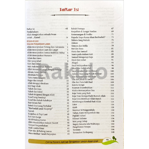  Cerita Favorit Alkitab Bergambar Untuk Anak-anak