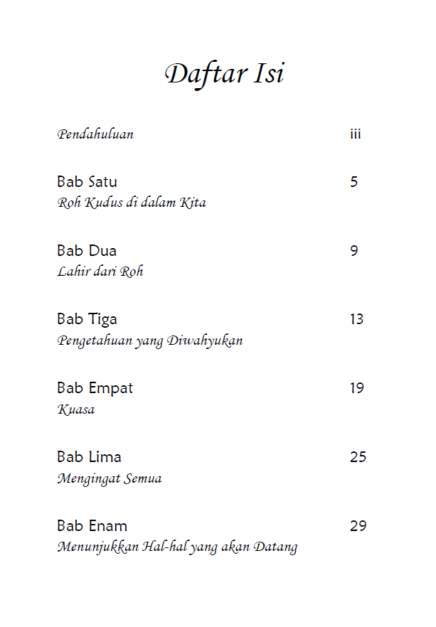 Buku 10 Alasan Lebih Baik Memiliki Roh Kudus - It's Better to Have The Holy Spirit oleh Andrew Wommack