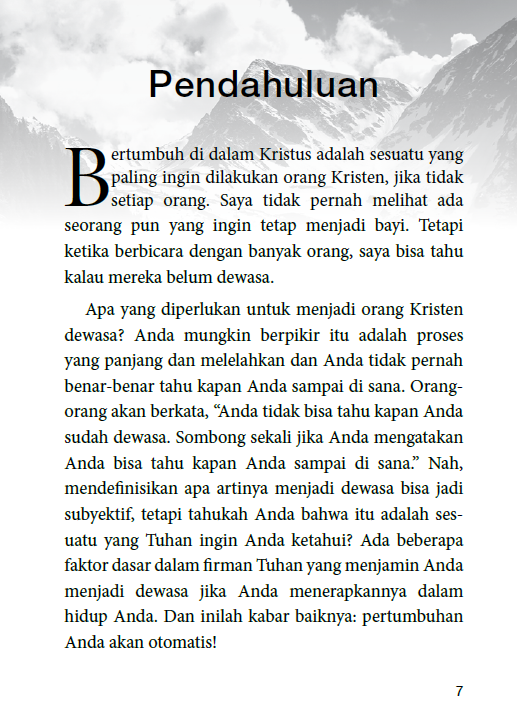Buku Empat Faktor Penting Kedewasaan Kristen - Four Essential Elements of Christian Maturity oleh Andrew Wommack