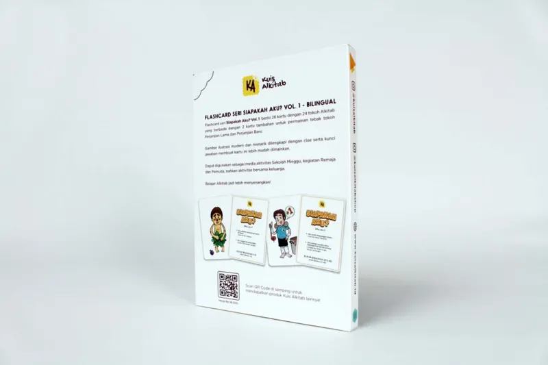 Flashcard kuis alkitab seri siapakah aku ? Vol.1 