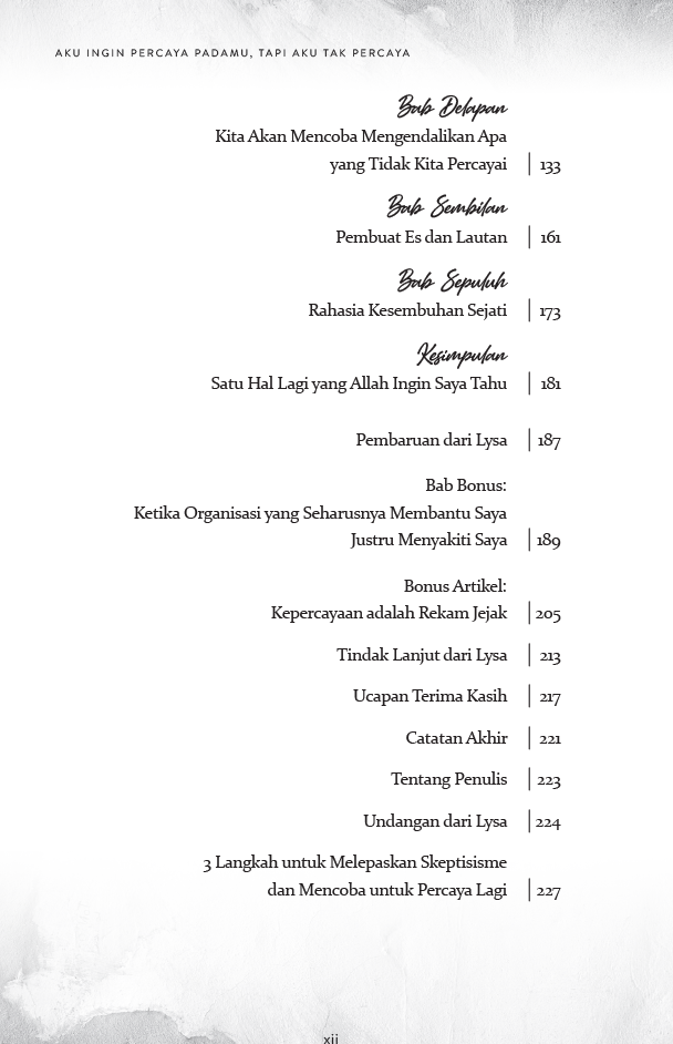 Buku Aku Ingin Percaya Padamu, tapi Aku Tak Percaya oleh Lysa Terkeurst