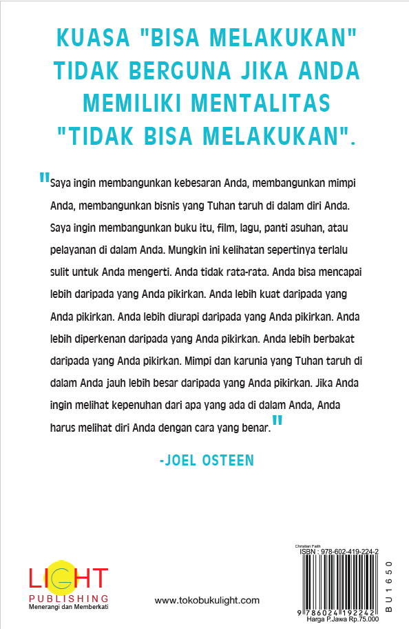 Buku Anda Lebih Kuat dari yang Anda Pikirkan - You Are Stronger Than You Think oleh Joel Osteen