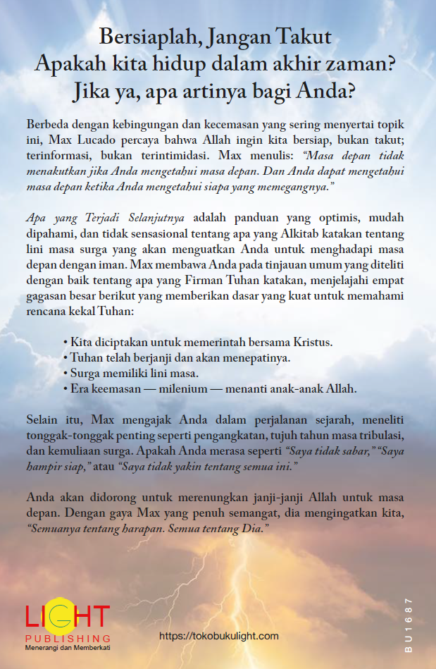 Buku Apa yang Terjadi Selanjutnya oleh Max Lucado