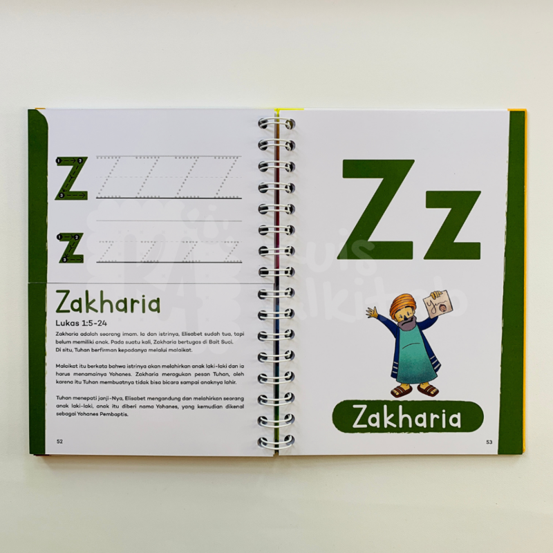 Tokoh alkitab pertamaku seri belajar huruf A-Z