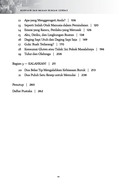 Buku Berpikir dan Makan dengan Cerdas - Think & Eat Yourself Smart oleh Caroline Leaf