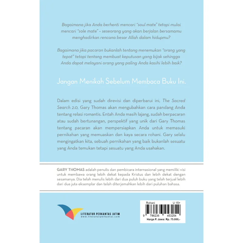 Buku The Sacred Search 2.0 Edisi Revisi oleh Gary Thomas