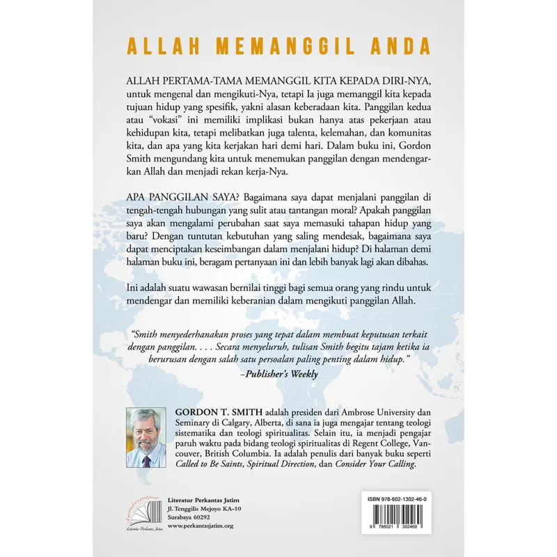 Buku Courage and Calling oleh  Gordon T Smith