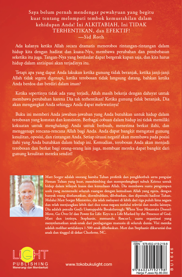 Terobosan Allah yang Tak Terhentikan – Matt Sorger