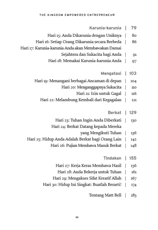 The Kingdom Empowered Entrepreneur (Pengusaha yang Diberdayakan Kerajaan)