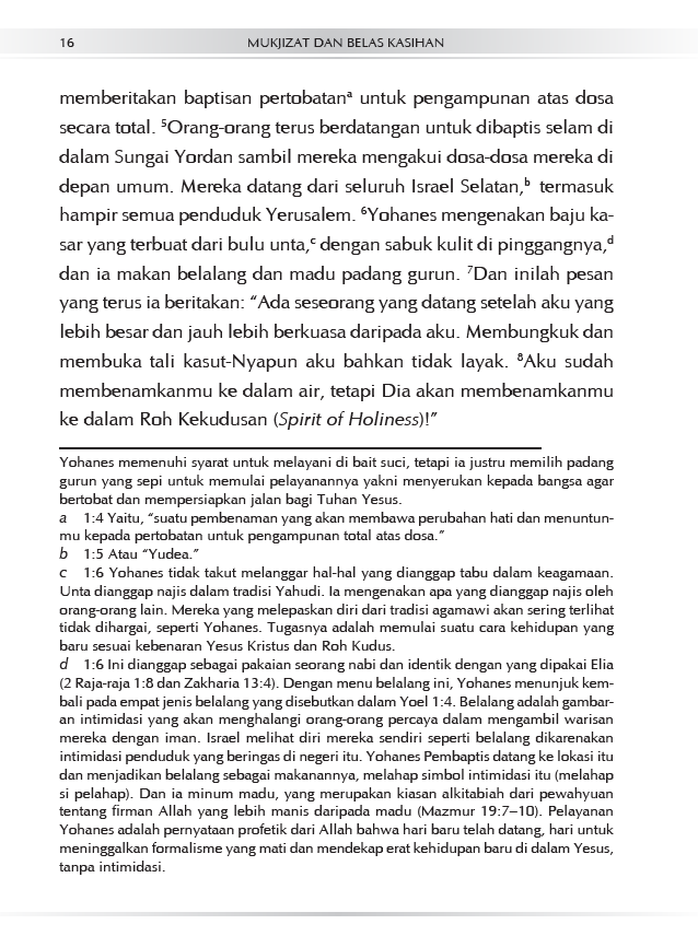 Markus Alkitab The Passion Translation