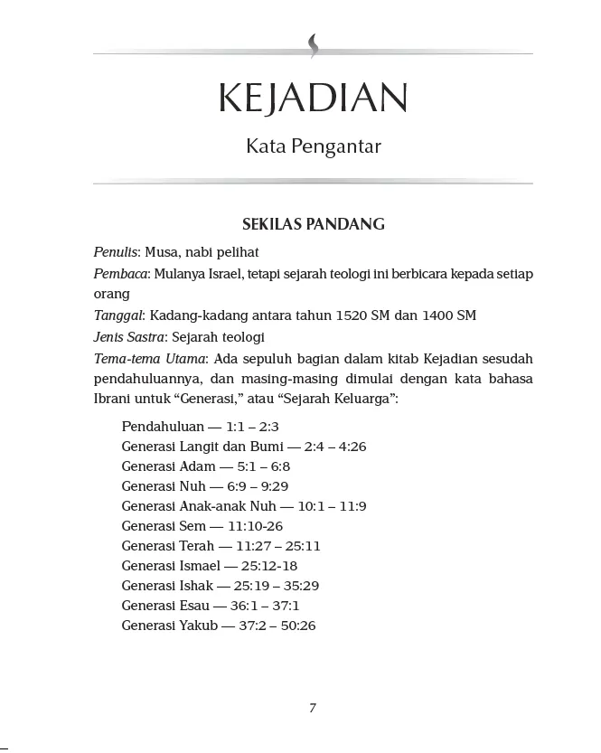 Kejadian – Alkitab The Passion Translation