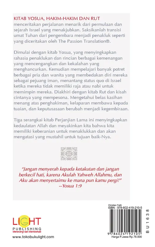 Yosua Hakim-hakim dan Rut Alkitab The Passion Translation
