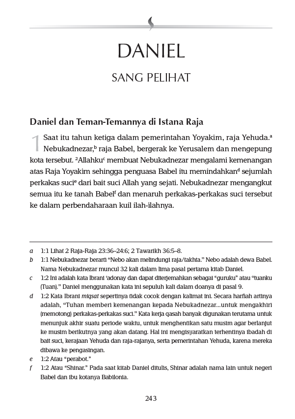 Kitab Yehezkiel dan Daniel – Alkitab The Passion Translation