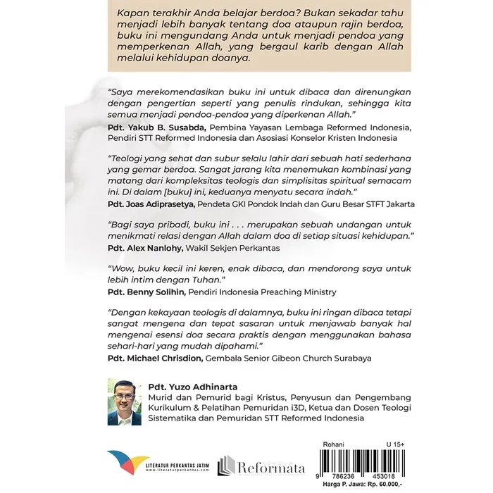 Buku Pilar-pilar Doa oleh Yuzo Adhinarta