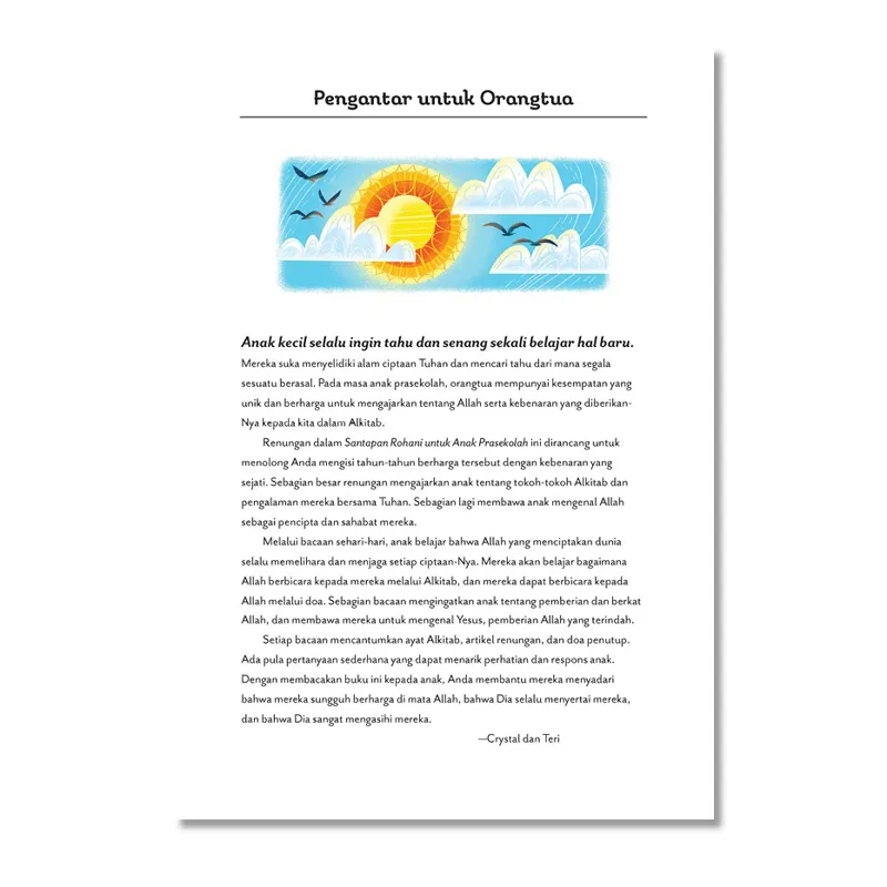 Buku Santapan Rohani untuk Anak Prasekolah Vol. 2 oleh Crystal Bowman,  Teri McKinley