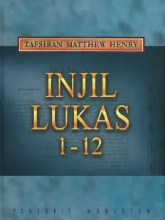 Matthew Henry: Injil Lukas 1-12