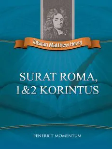 Matthew Henry: Surat Roma, 1-2 Korintus 