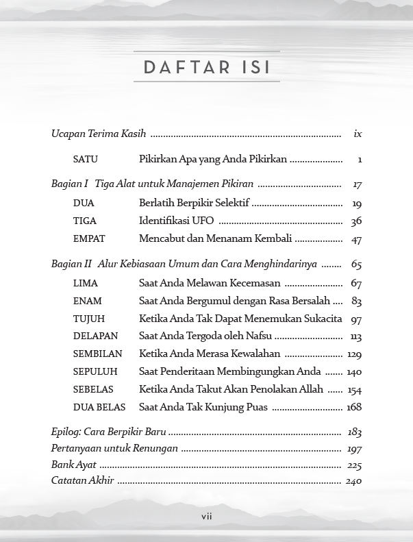 Kendalikan Pikiran Anda- Tame Your Thoughts