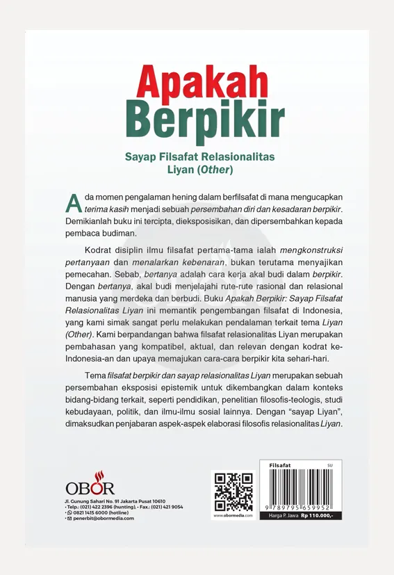 Apakah berfikir – Sayap Filsafat Relasionalitas Liyan