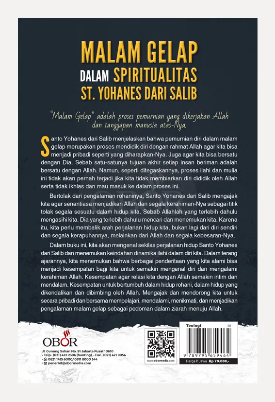 Malam Gelap dalam Spiritualitas St. Yohanes dari Salib