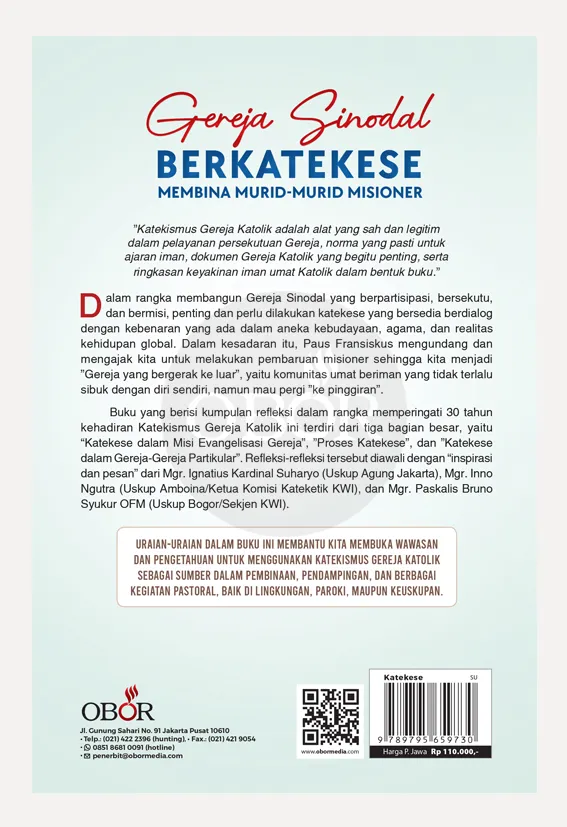 Gereja Sinodal Berkatekese Membina Murid-Murid Misioner