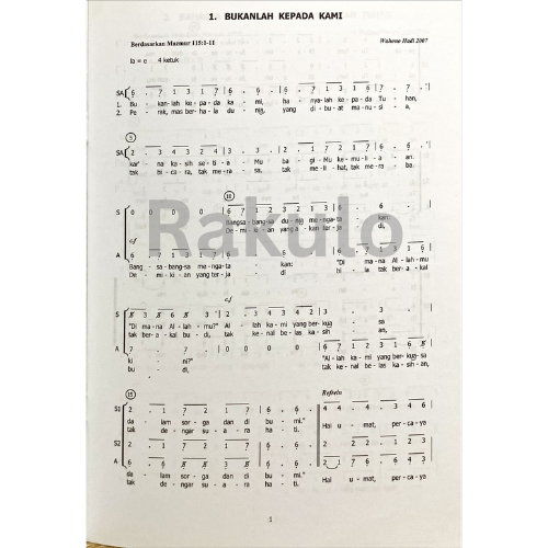 Percaya Pada Tuhan - Paduan Suara Wanita