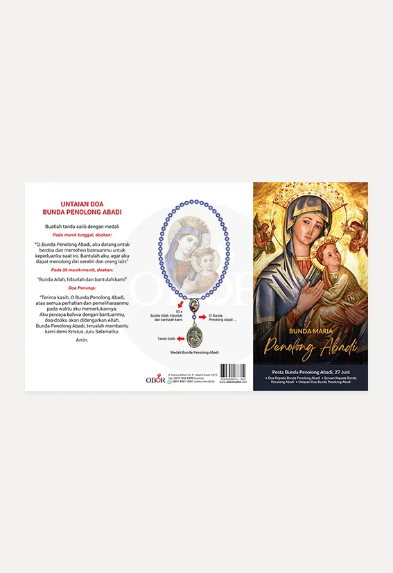 Bunda Maria Penolong Abadi - Pembatas Buku
