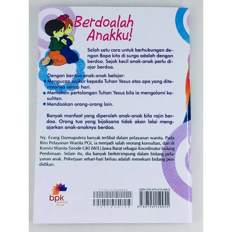 Buku Berdoalah Anakku oleh Evang Darmaputera