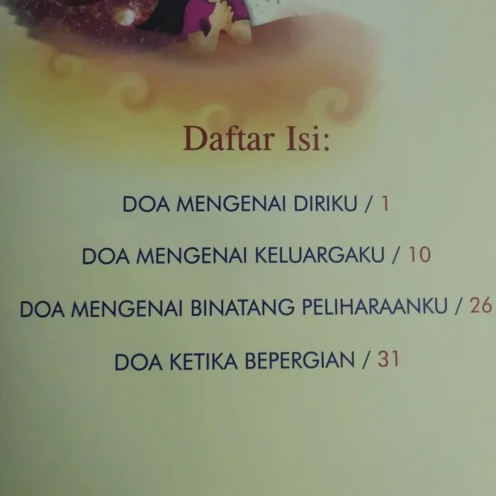 Buku Doa-Doaku - Kumpulan Doa Anak Sehari-hari oleh A.L Simanjuntak