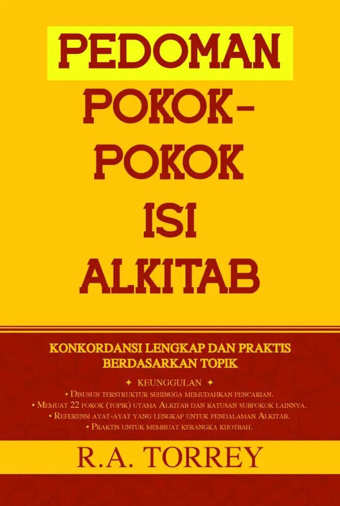 Buku Pedoman Pokok-Pokok Isi Alkitab oleh R.A. Torey