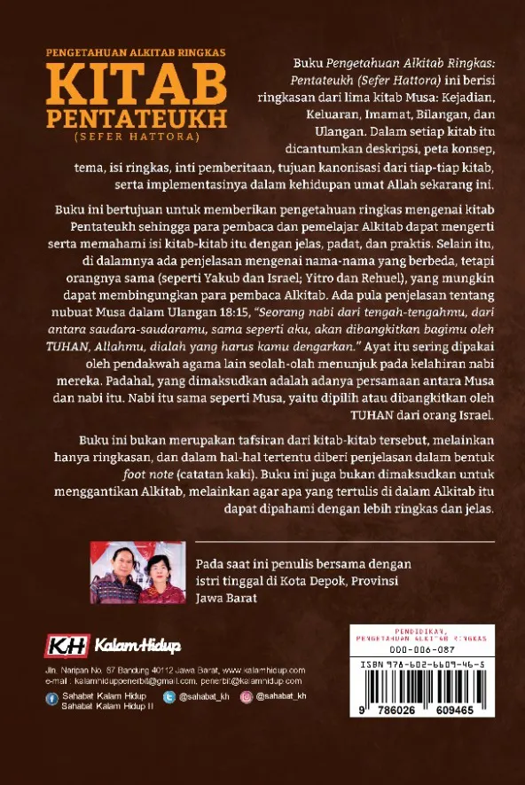 Buku Kitab Pentateukh - Sefer Hattora oleh F. Thomas Edison