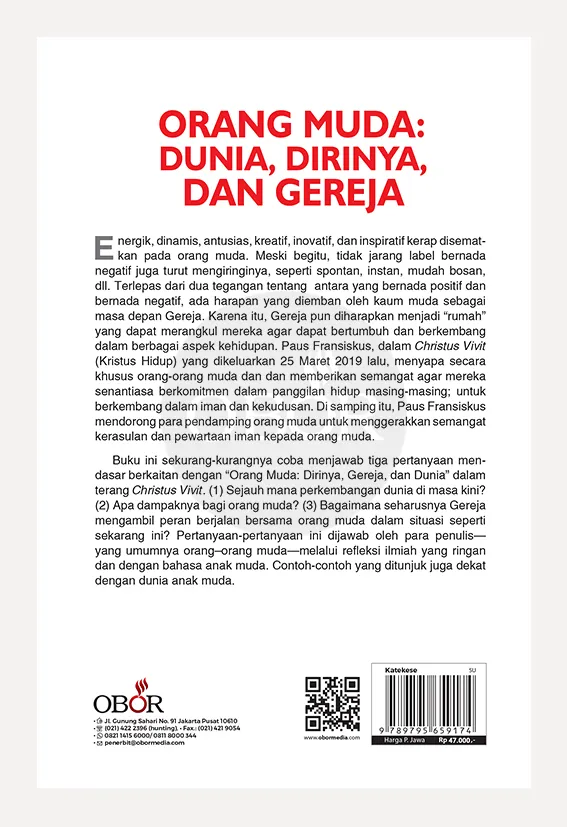 Buku Orang Muda : Dunia, Dirinya dan Gereja oleh 