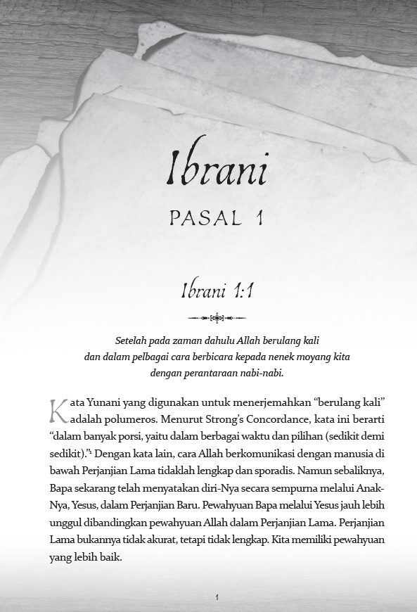 Buku Ibrani – Hidup dalam Realita Perjanjian Baru – Komentar Alkitab oleh Andrew Wommack