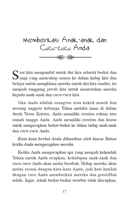 Buku Kuasa dalam Memberkati Anak-anak Anda oleh Mary Ruth Swope