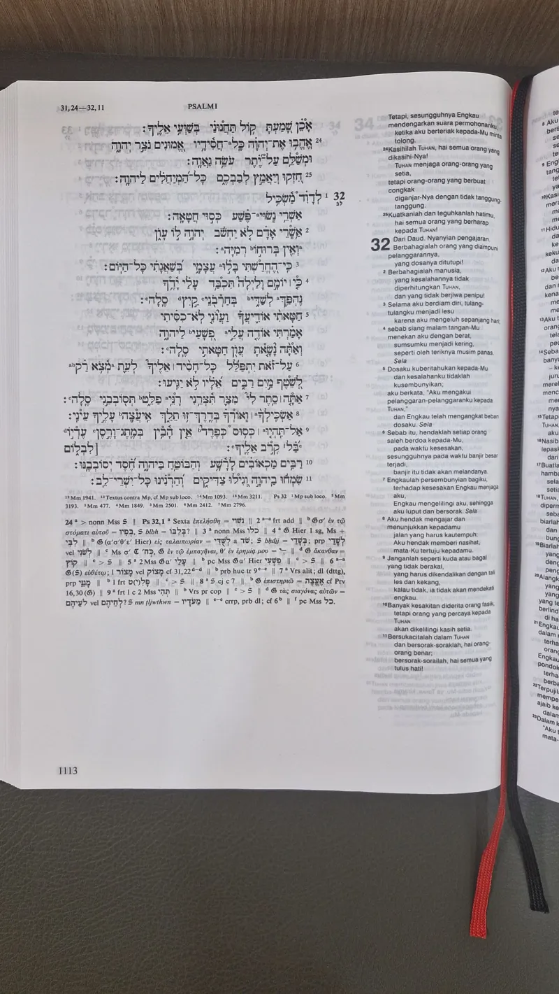 Buku Alkitab Perjanjian Lama Bahasa Ibrani-Indonesia TB2 oleh Lembaga Alkitab Indonesia