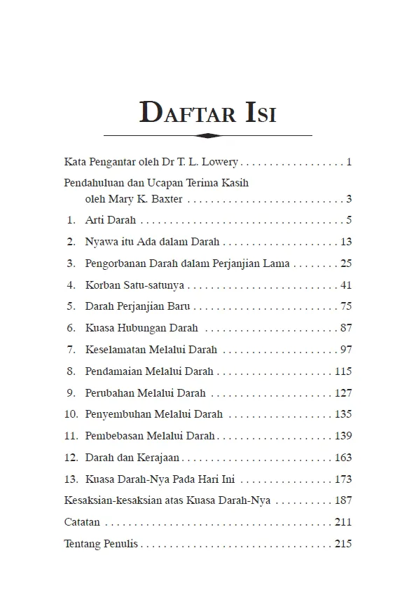 Buku Kuasa dari Darah – Mary K. Baxter – Buku Rohani Kristen oleh 