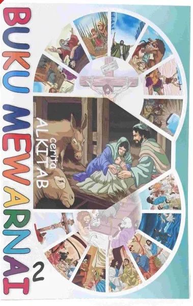 Buku Buku Mewarnai Cerita Alkitab Anak 2 Besar oleh 