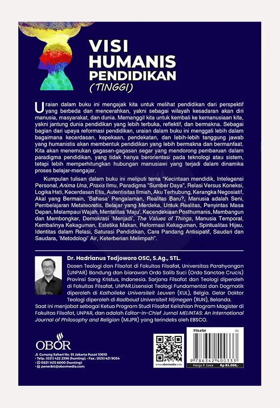 Buku Visi Humanis Pendidikan (Tinggi) oleh Hadrianus Tedjoworo OSC