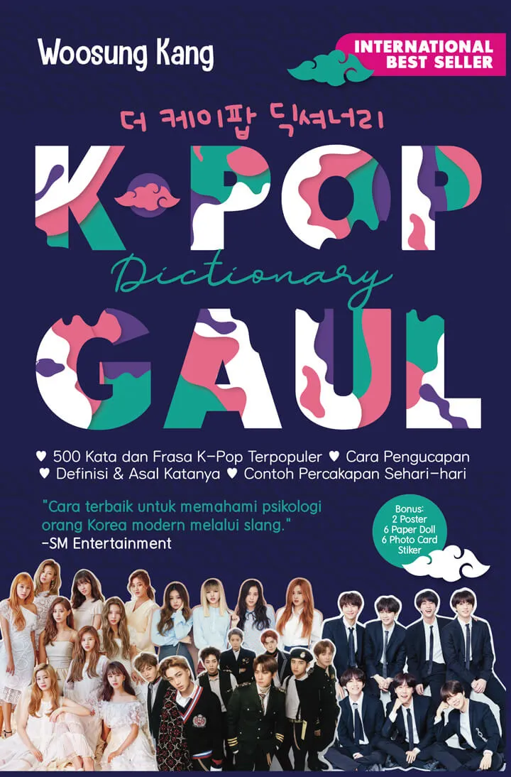 Buku K-POP Kpop Dictionary Gaul Jilid 1 oleh Woosung Kang