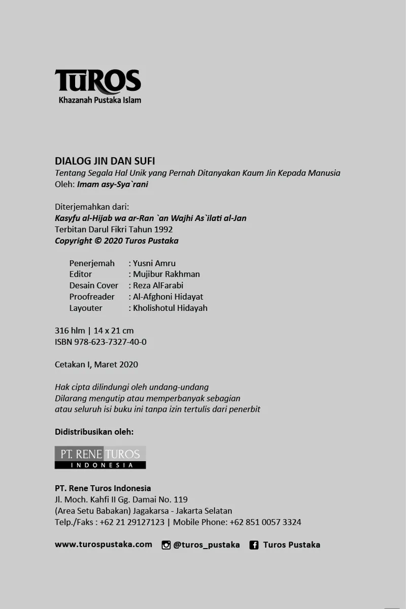 Buku Dialog Jin dengan Sufi