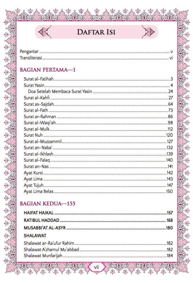 Buku Majmu Syarif Pink -Soft Cover oleh Tim Turos Pustaka