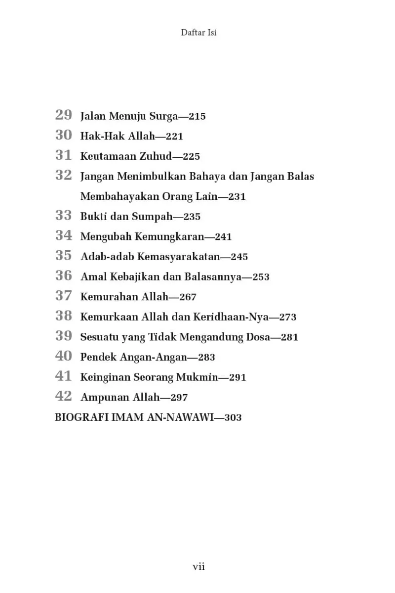 Buku Syarah Hadis Arba'in An-Nawawi