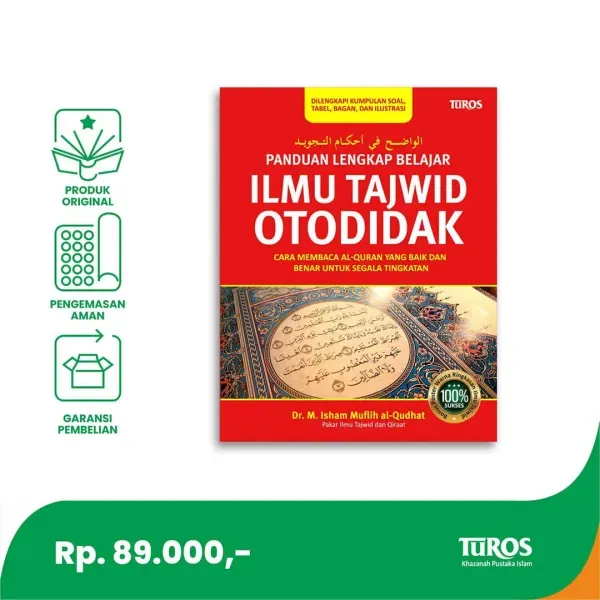 Buku Panduan Lengkap Belajar Ilmu Tajwid Otodidak oleh Dr. M. Isham Muflih al-Qudhat