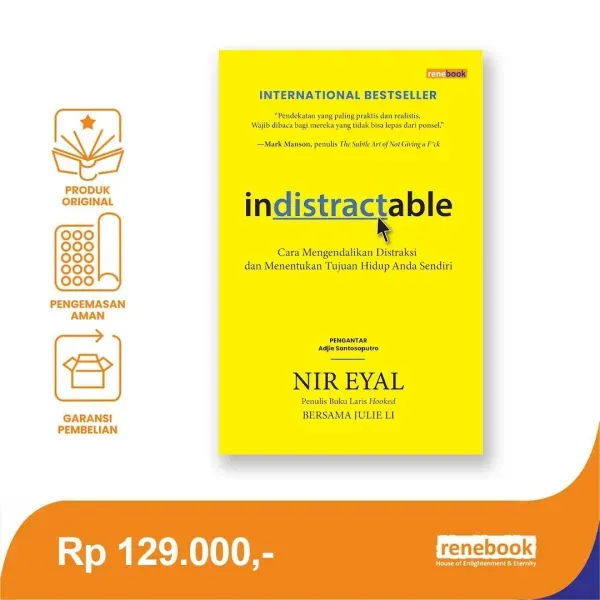 Buku Indistractable oleh Nir Eyal