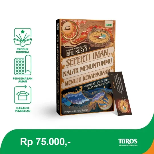 Buku Seperti Iman, Nalar Menuntunmu Menuju Kebahagiaan oleh Ibnu Rusyd