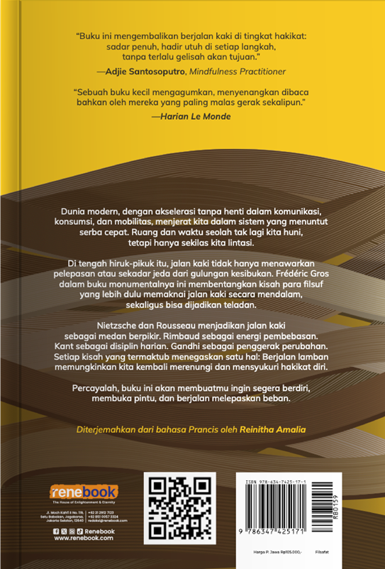 Buku A Philosophy of Walking SC new