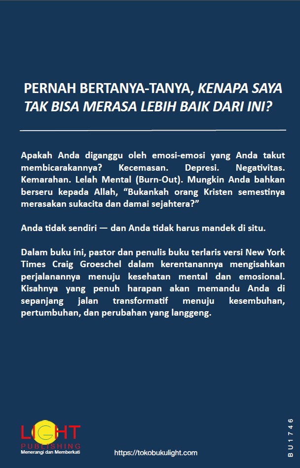 Buku Menyembuhkan Luka Batin Anda oleh Craig Groeschel