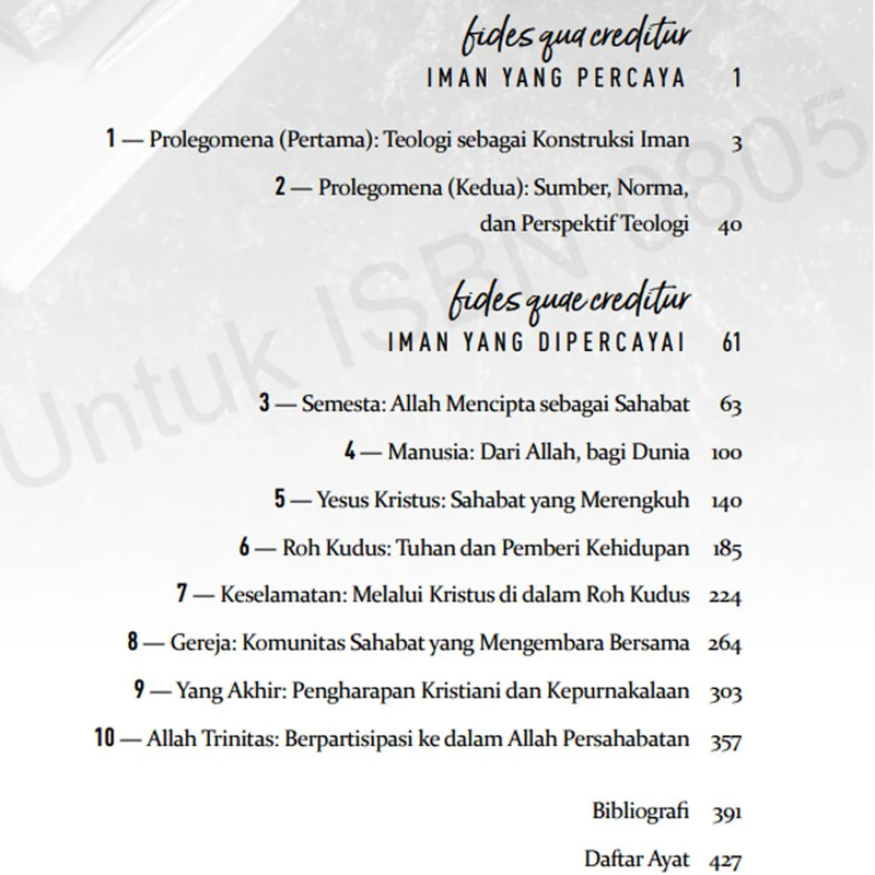 Buku Berteologi dalam Iman: Dasar-Dasar Teologi Sistematika - Konstruktif oleh Joas Adiprasetya