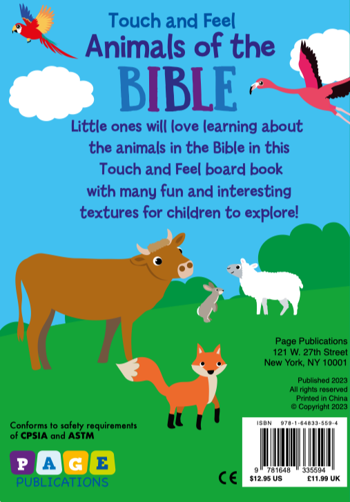 Buku Touch and Feel Animals of The Bible - English Book oleh 