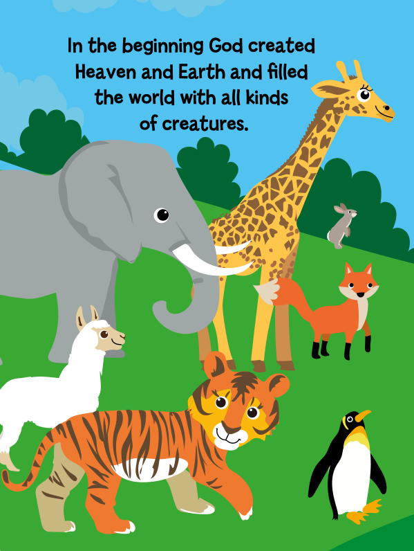 Buku Touch and Feel Animals of The Bible - English Book oleh 